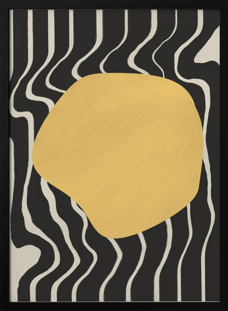 Golden Wave Harmony | Poster