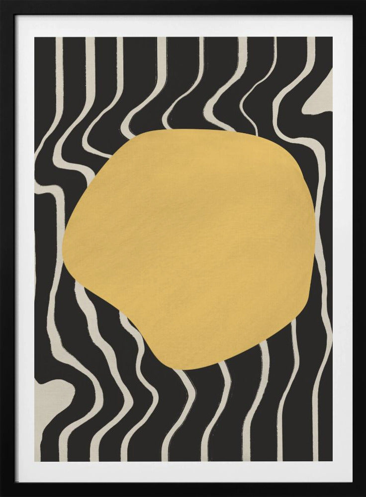 Golden Wave Harmony | Poster