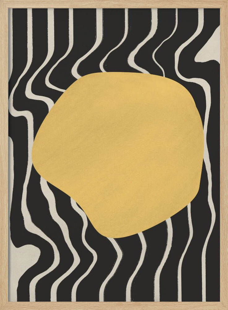 Golden Wave Harmony | Poster