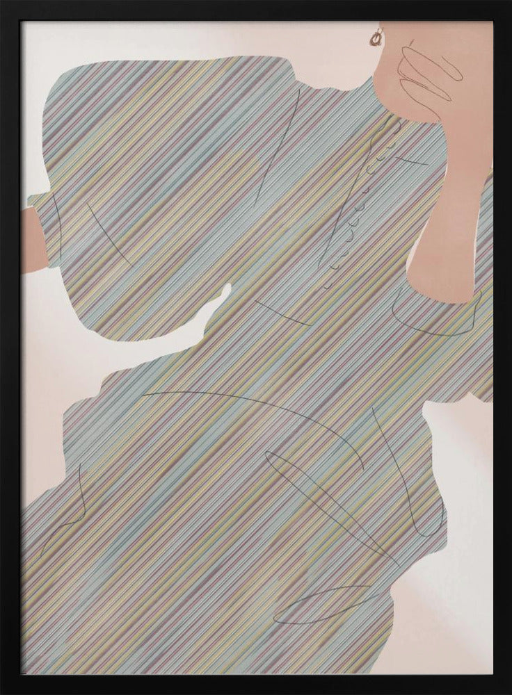 Striped Elegance | Poster