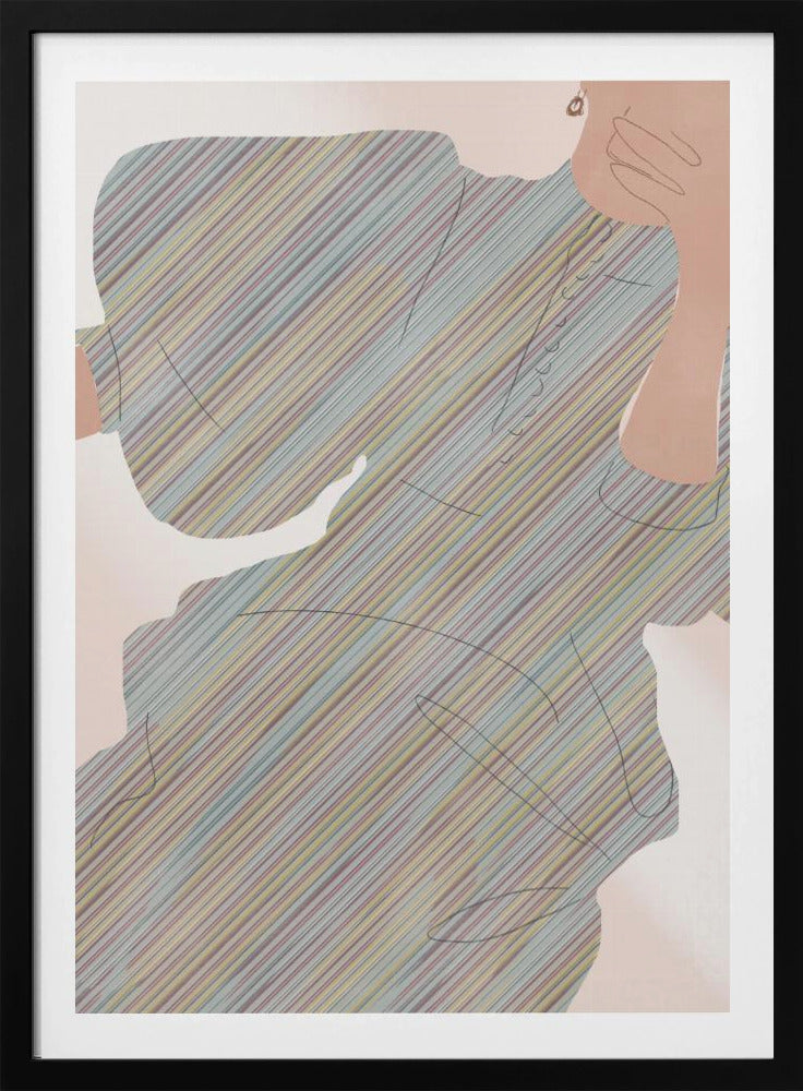 Striped Elegance | Poster