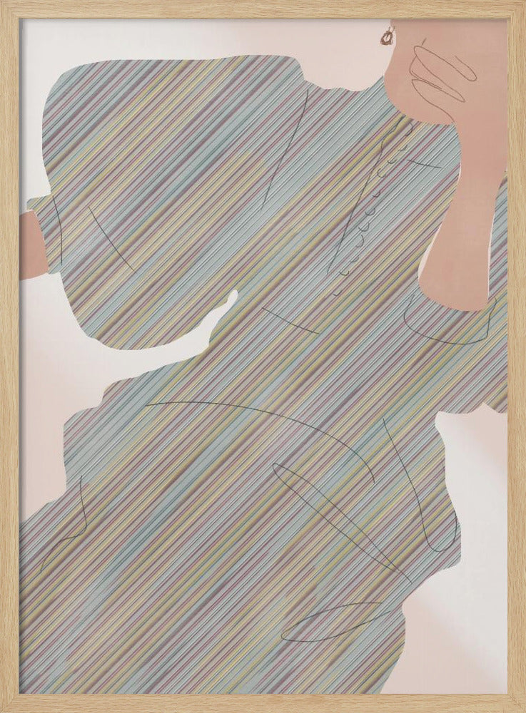 Striped Elegance | Poster