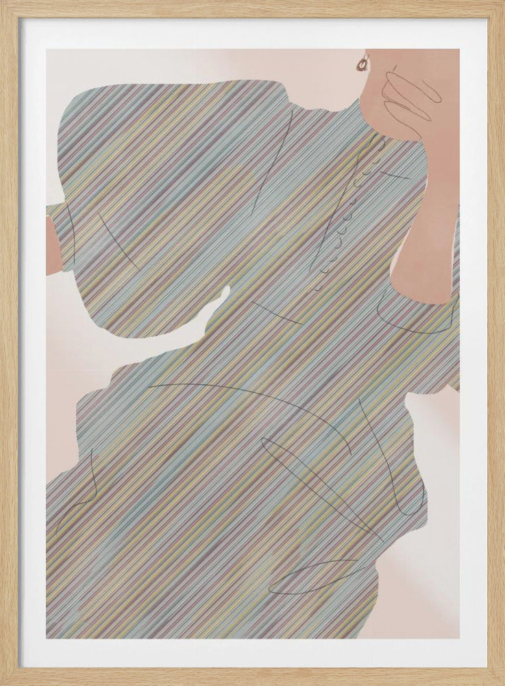 Striped Elegance | Poster