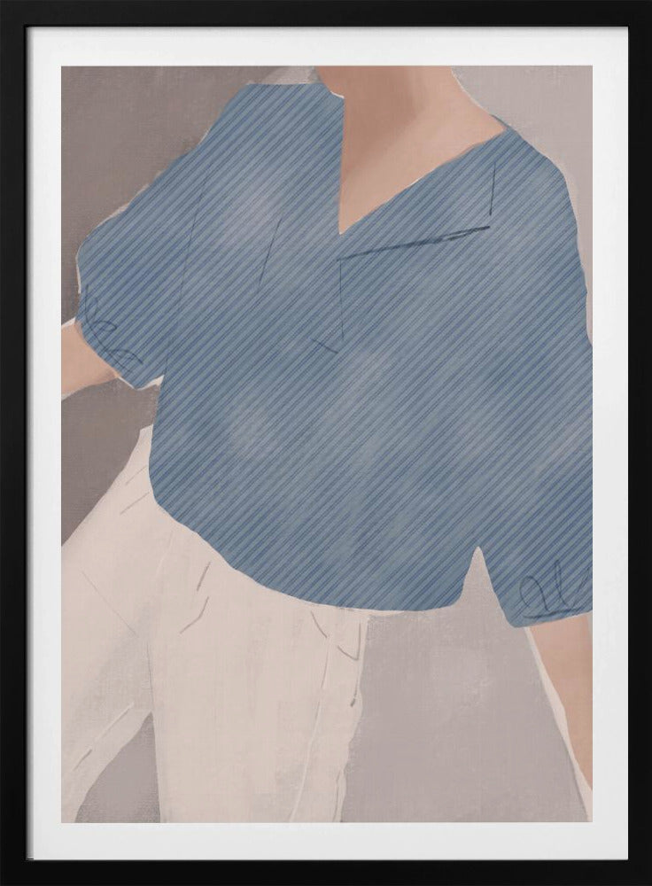 Striped Shirt Wanderer | Poster