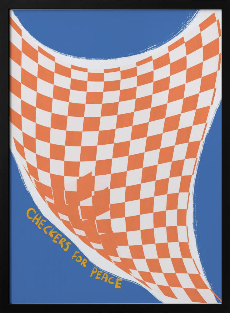 Checkers for Peace | Poster