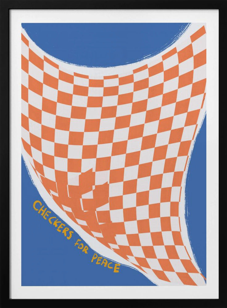 Checkers for Peace | Poster