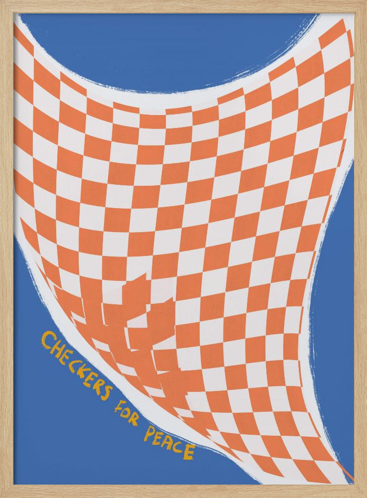 Checkers for Peace | Poster