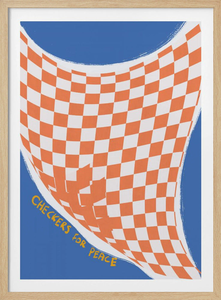 Checkers for Peace | Poster