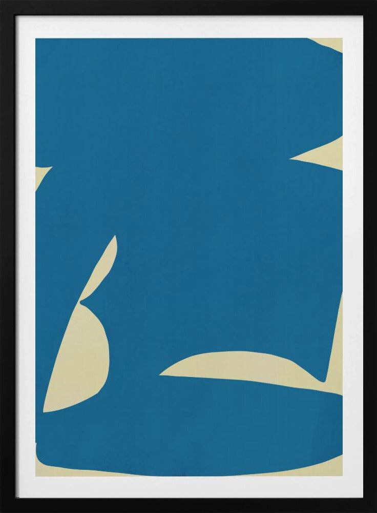 Abstract Blue Form | Poster