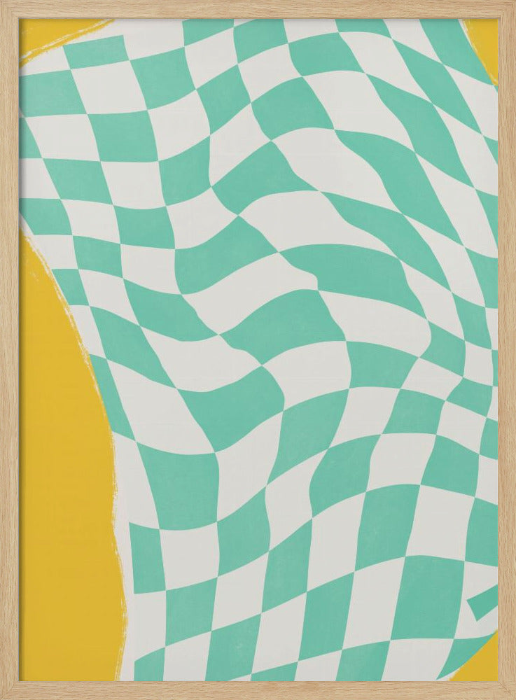 Summer Line Drying Fabric | Poster