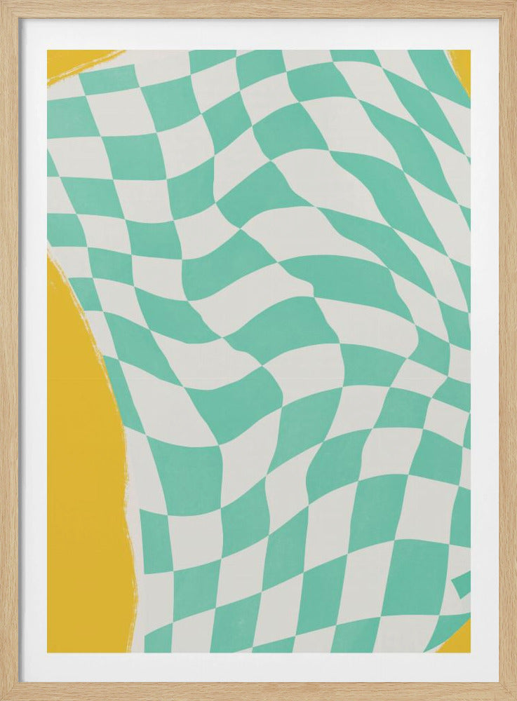 Summer Line Drying Fabric | Poster