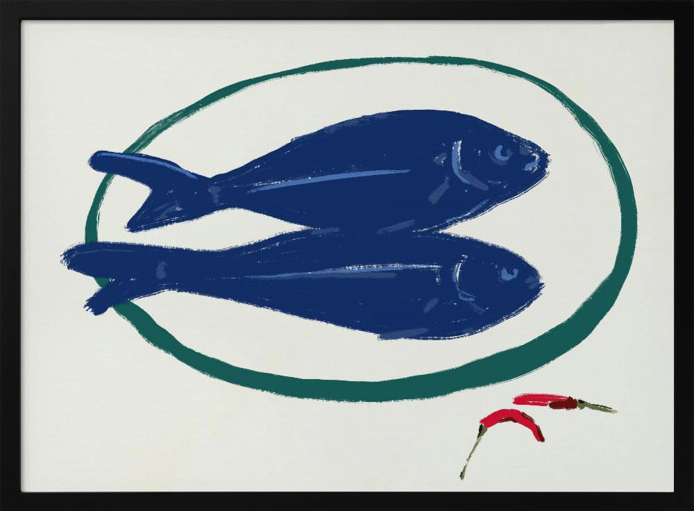 Blue Fish and Spice | Poster