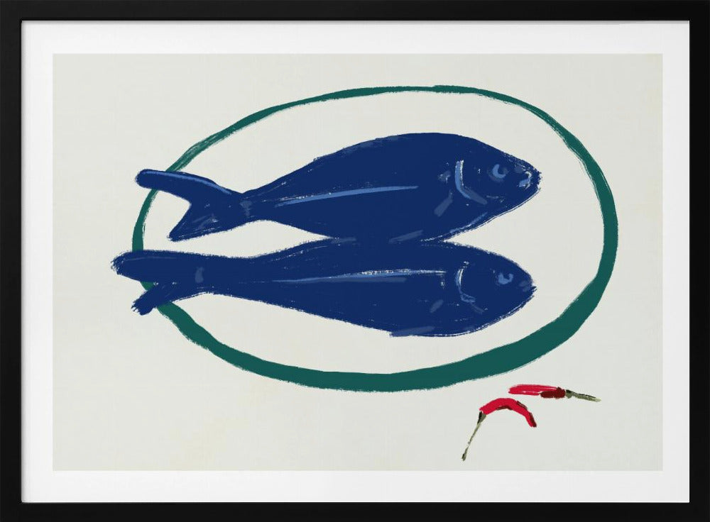 Blue Fish and Spice | Poster