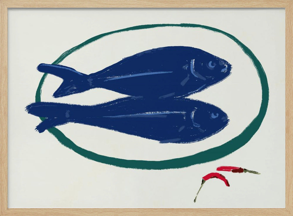Blue Fish and Spice | Poster