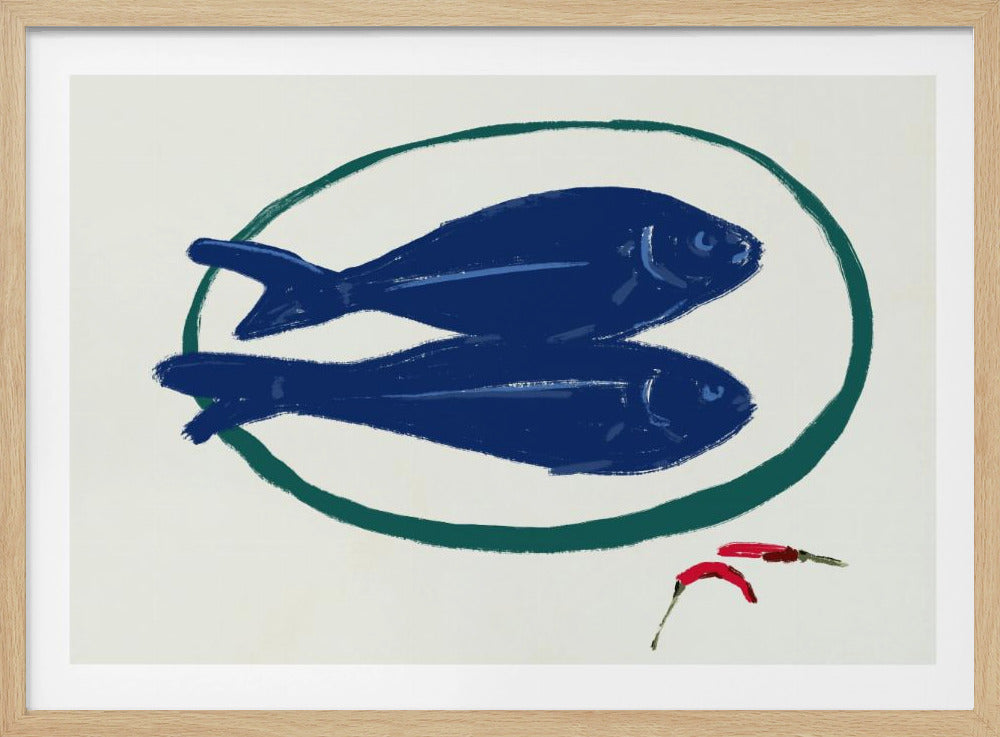 Blue Fish and Spice | Poster