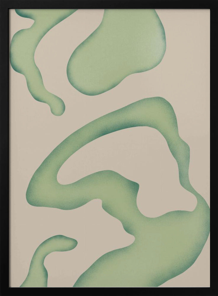 Flowing Green Essence | Poster