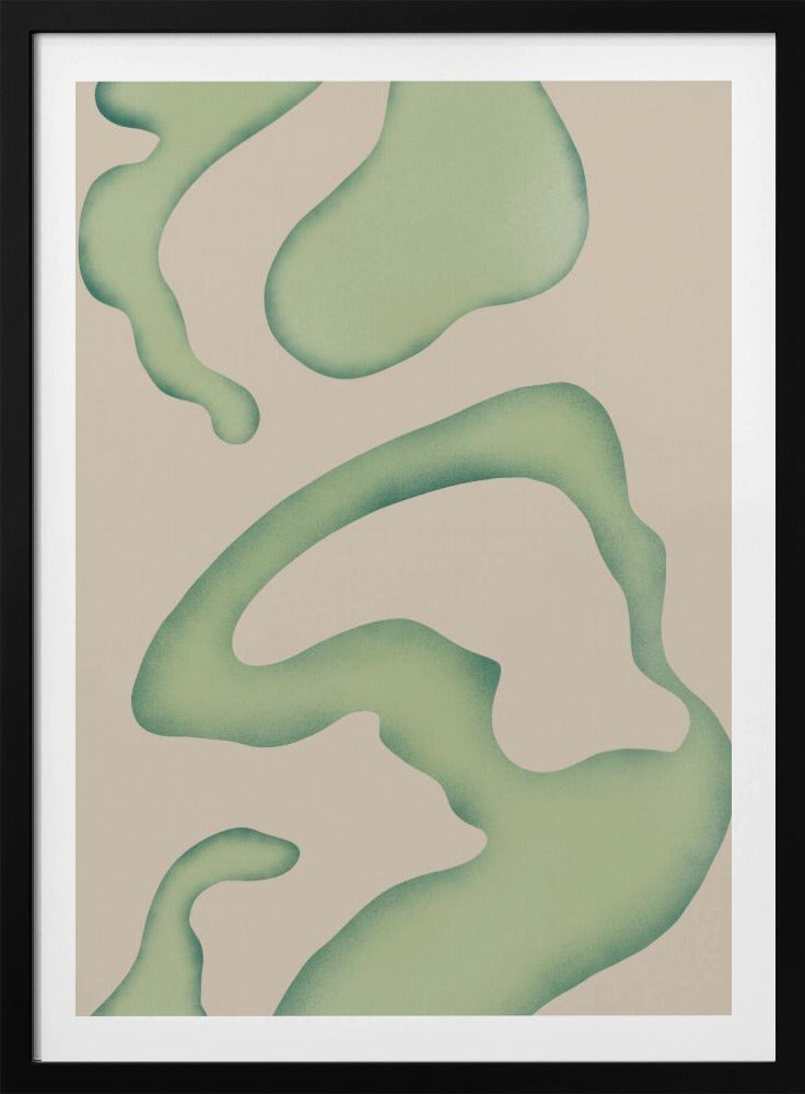 Flowing Green Essence | Poster