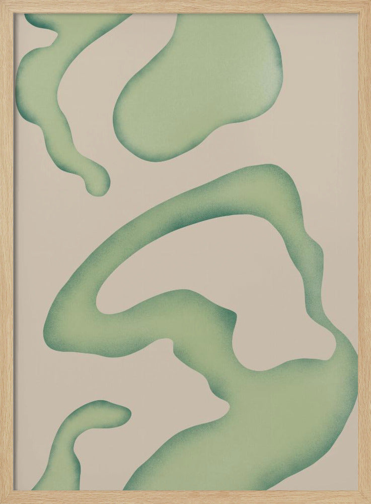 Flowing Green Essence | Poster