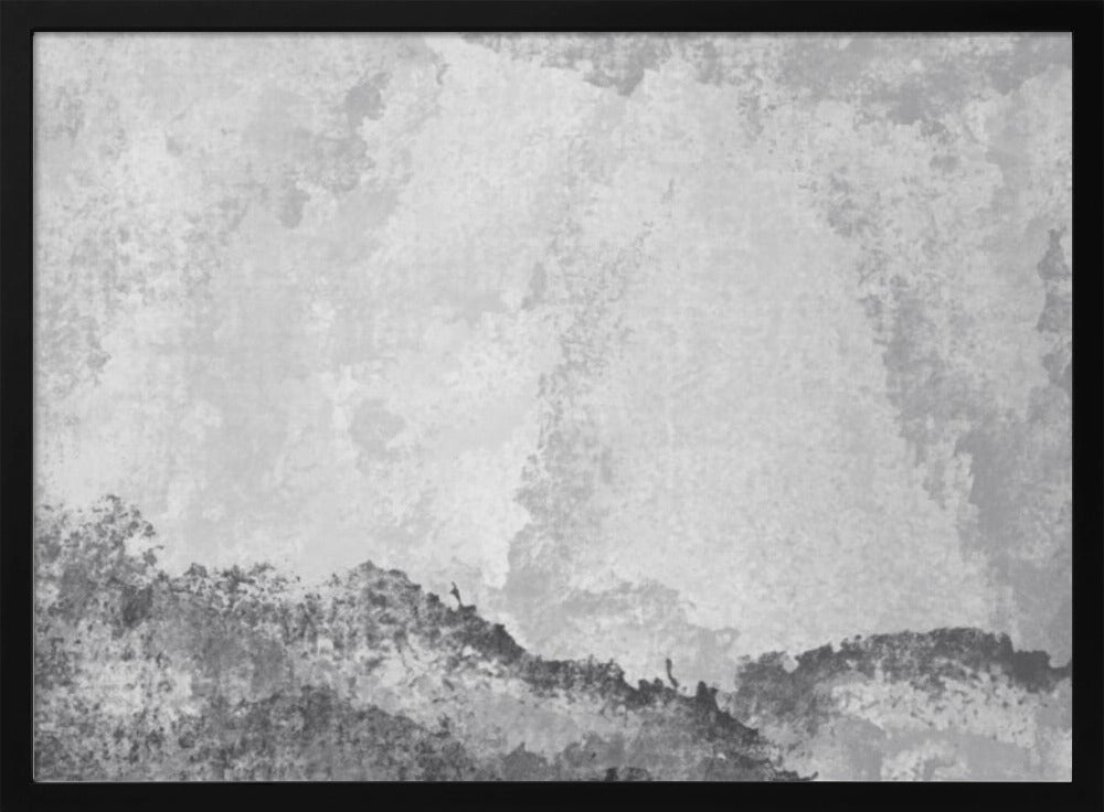Grayscale Mountains | Poster