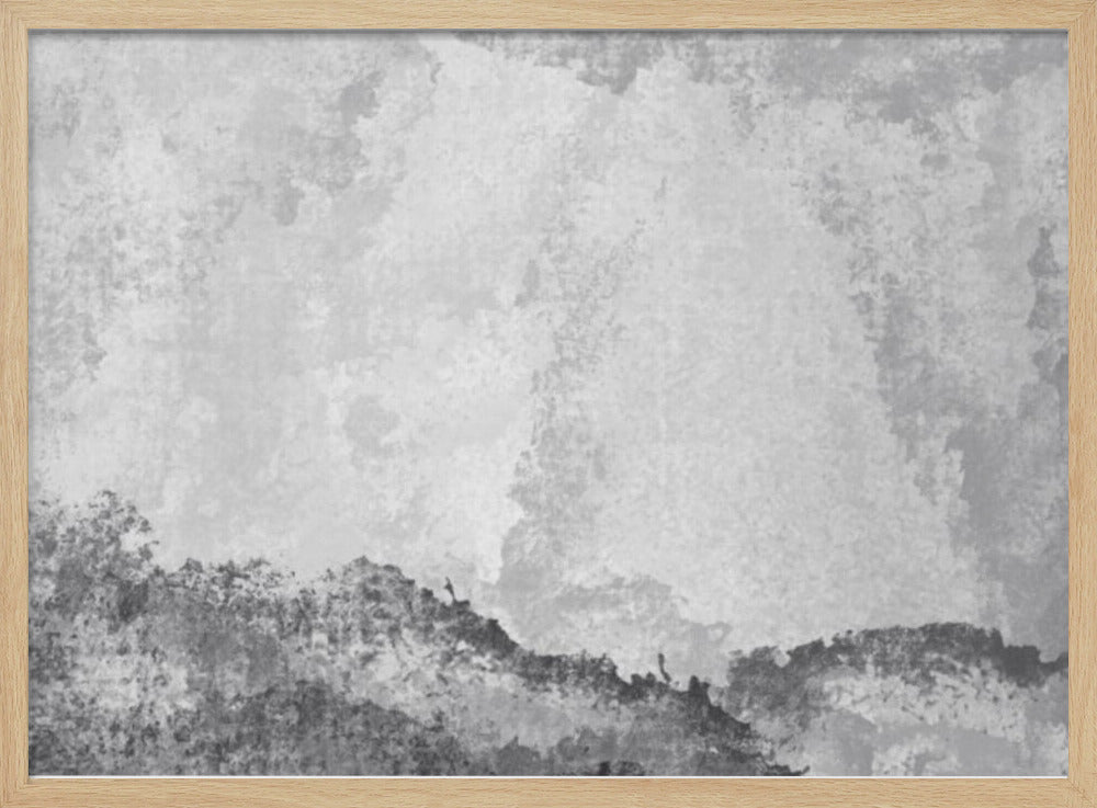Grayscale Mountains | Poster