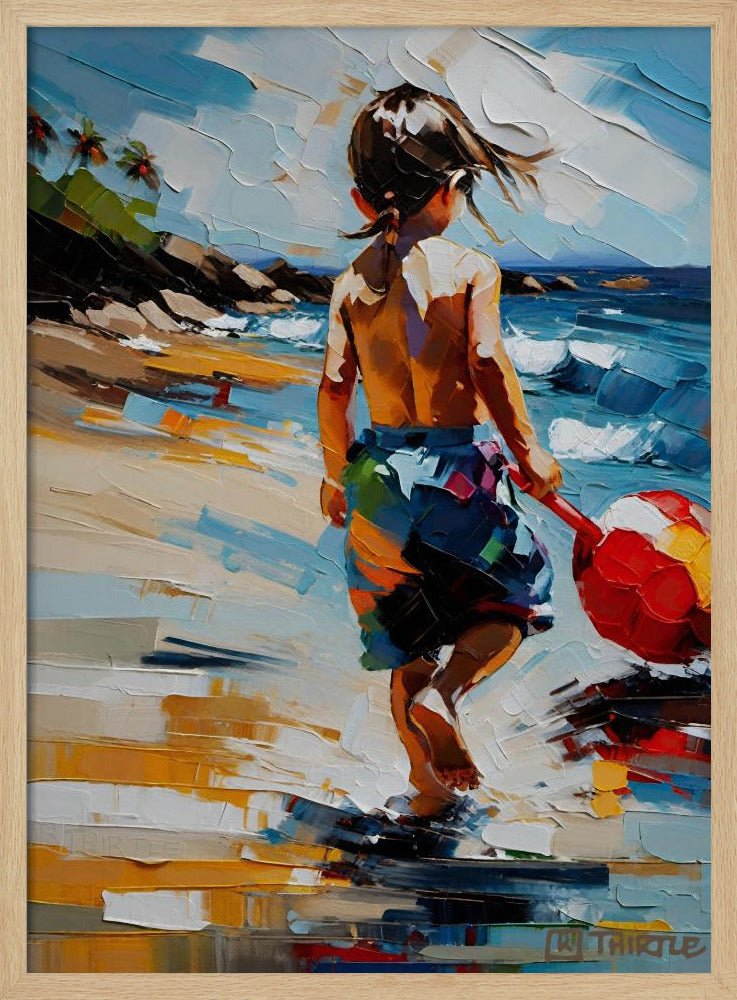 Boy On The Beach | Poster