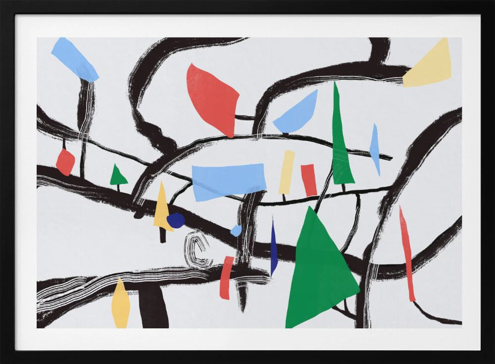 Colors in the forest | Poster