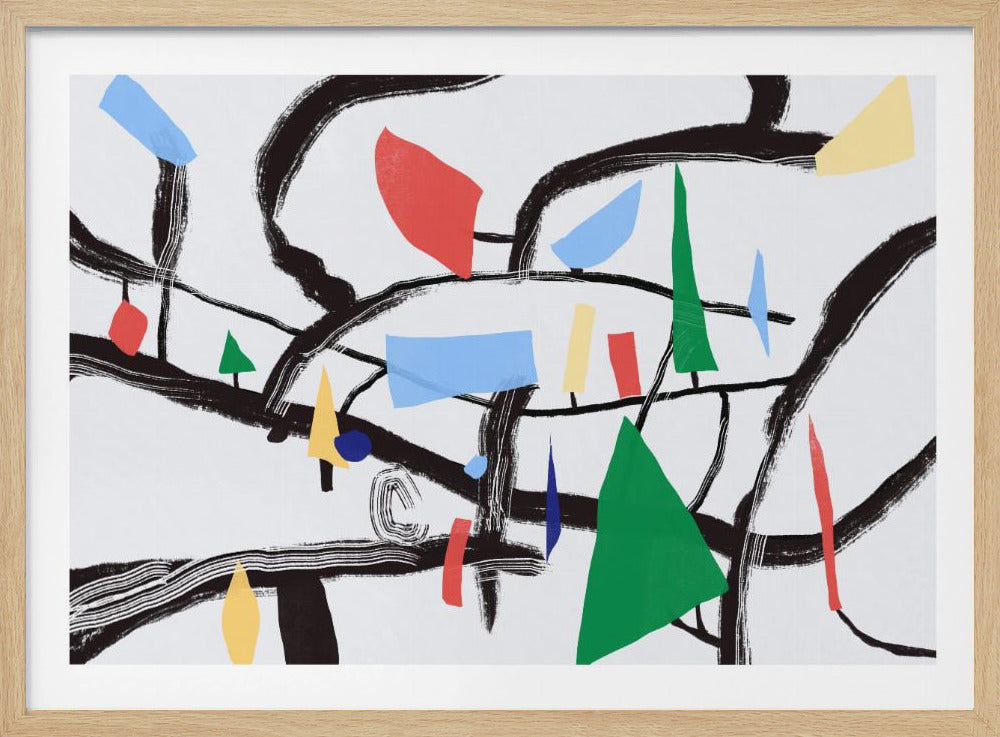 Colors in the forest | Poster