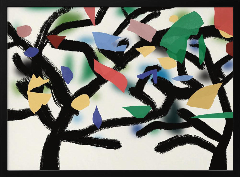 Colorful Branch Dance | Poster