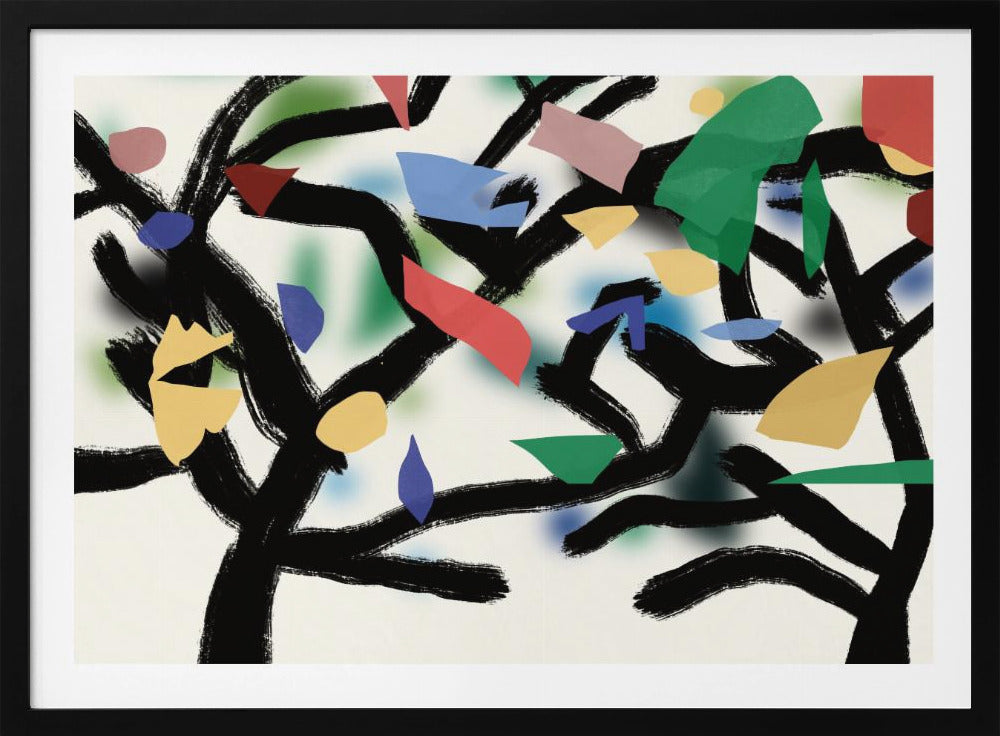 Colorful Branch Dance | Poster