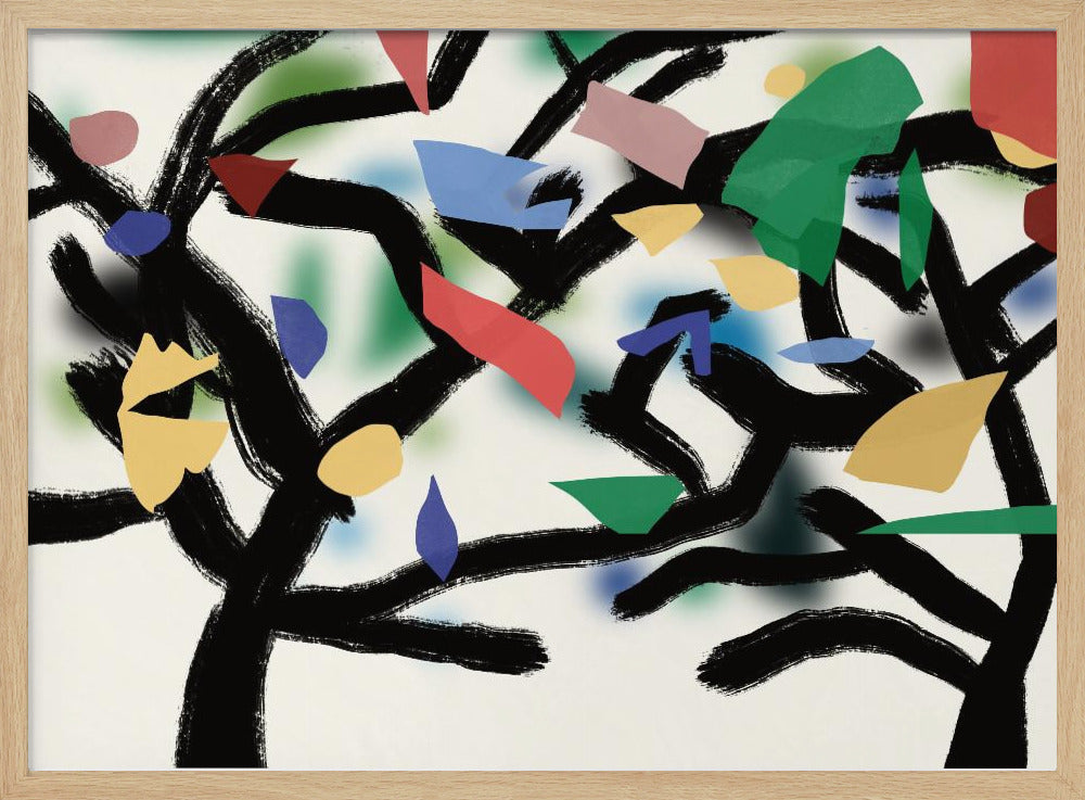 Colorful Branch Dance | Poster