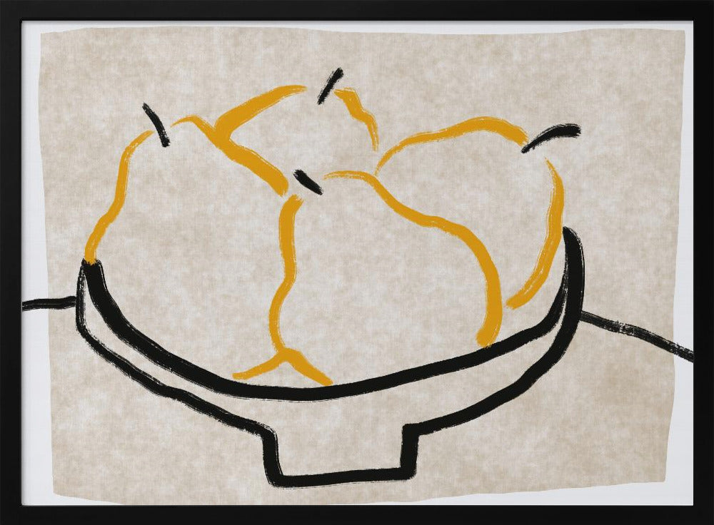 Line art pear | Poster