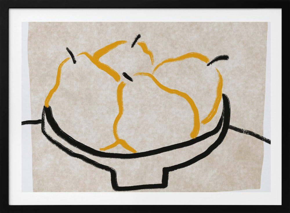 Line art pear | Poster