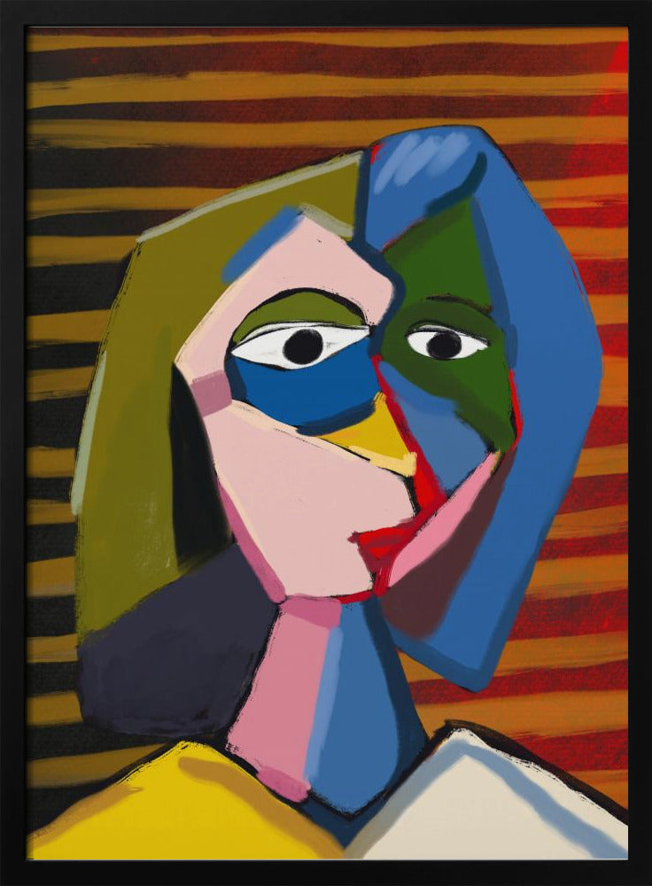 Potrait inspired by picasso | Poster