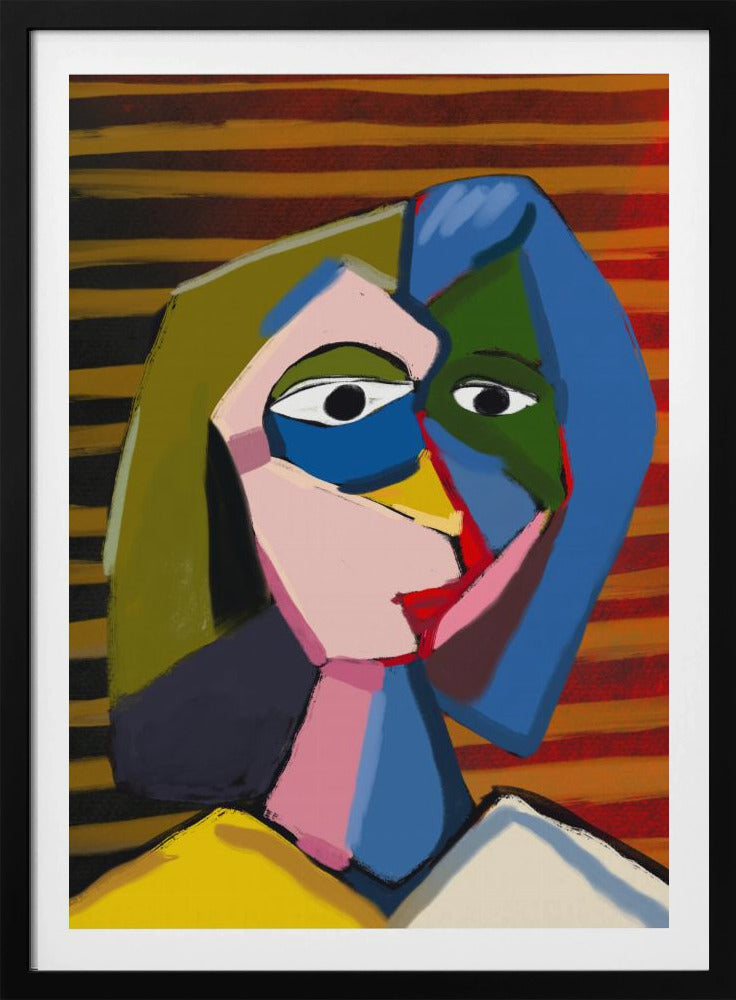 Potrait inspired by picasso | Poster