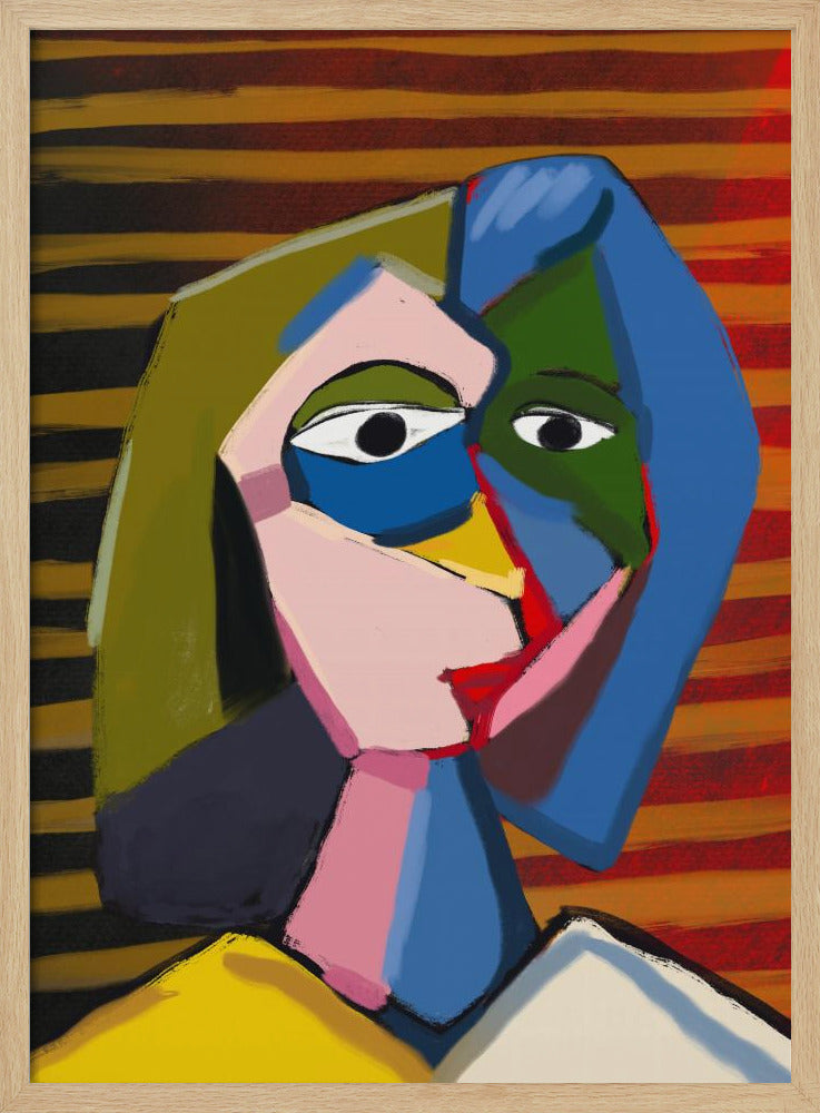 Potrait inspired by picasso | Poster