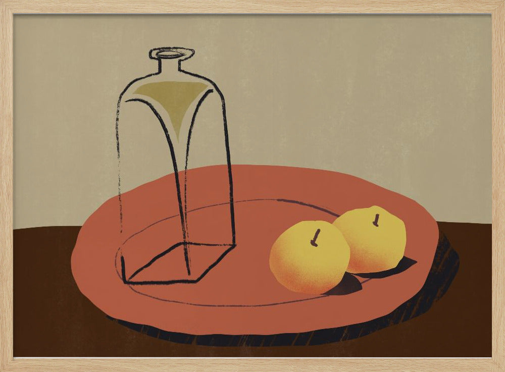Jar and apple | Poster