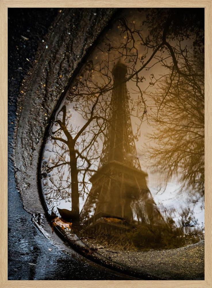 Eiffel tower reflection | Poster