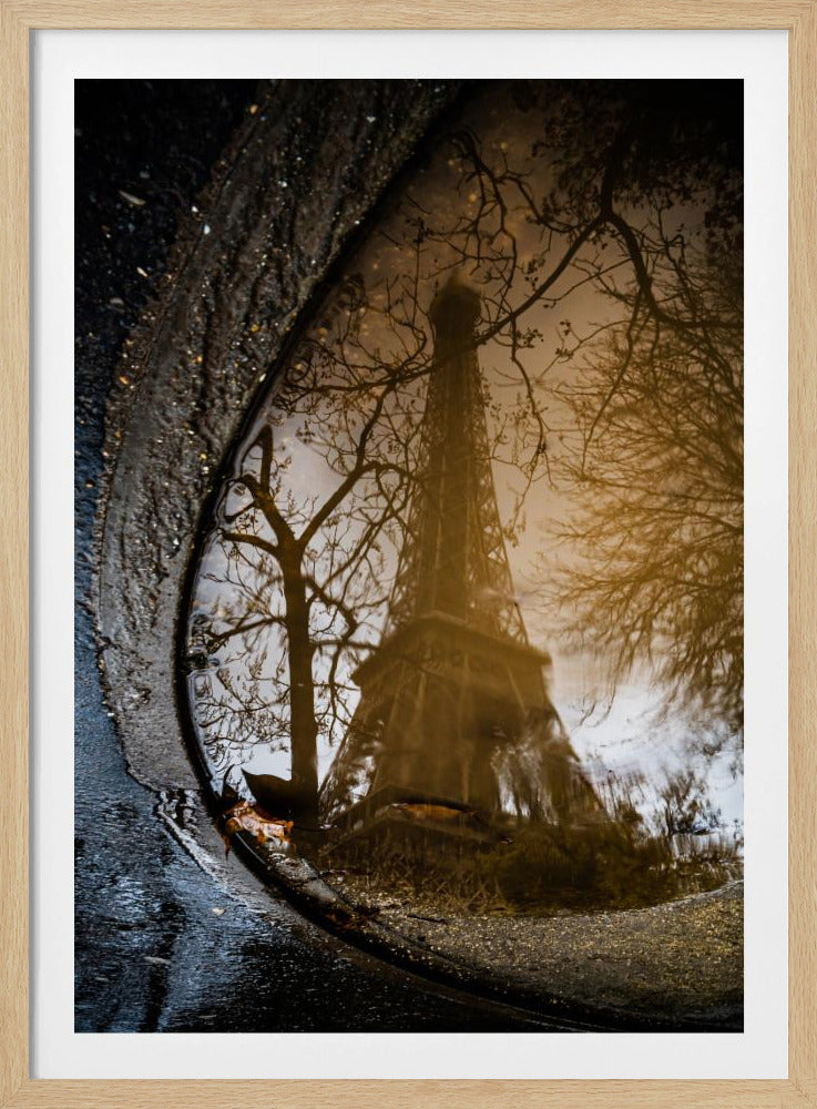 Eiffel tower reflection | Poster