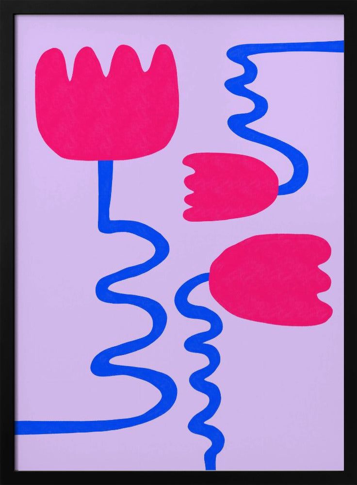 Crimson Blooms | Poster