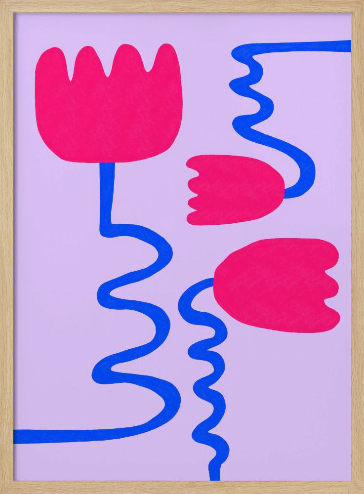 Crimson Blooms | Poster