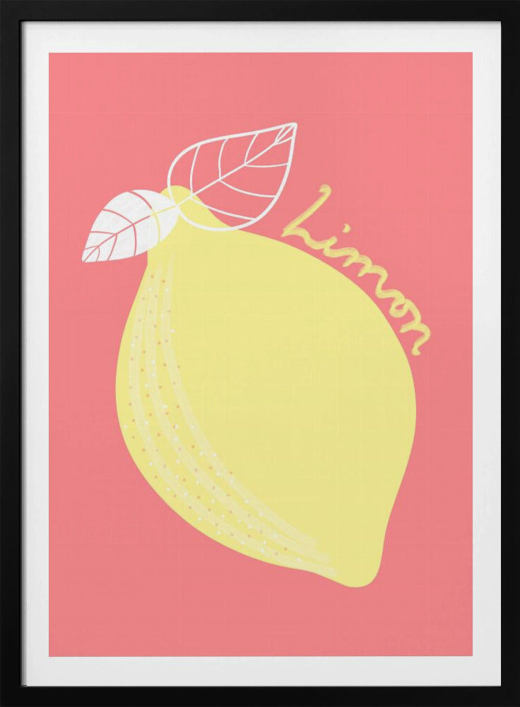 Yellow Citrus Charm | Poster