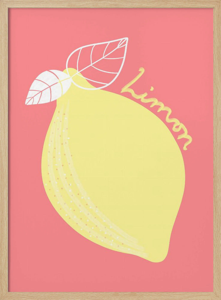 Yellow Citrus Charm | Poster