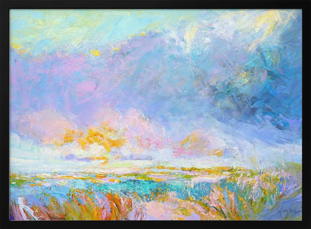 Pastel Horizon Glow | Poster