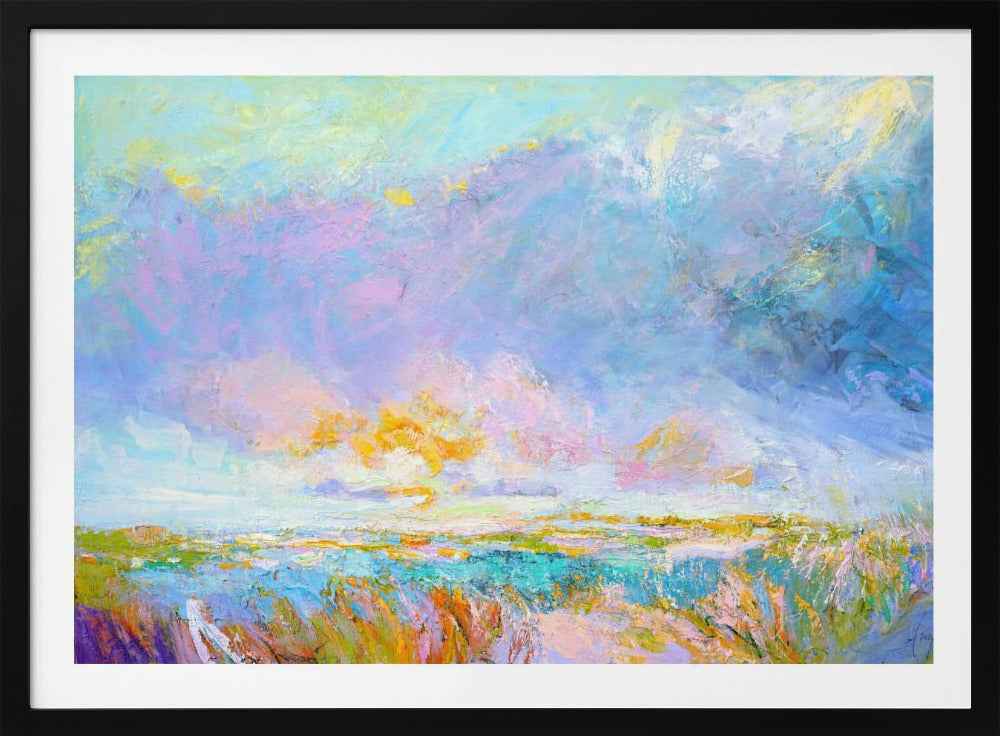 Pastel Horizon Glow | Poster