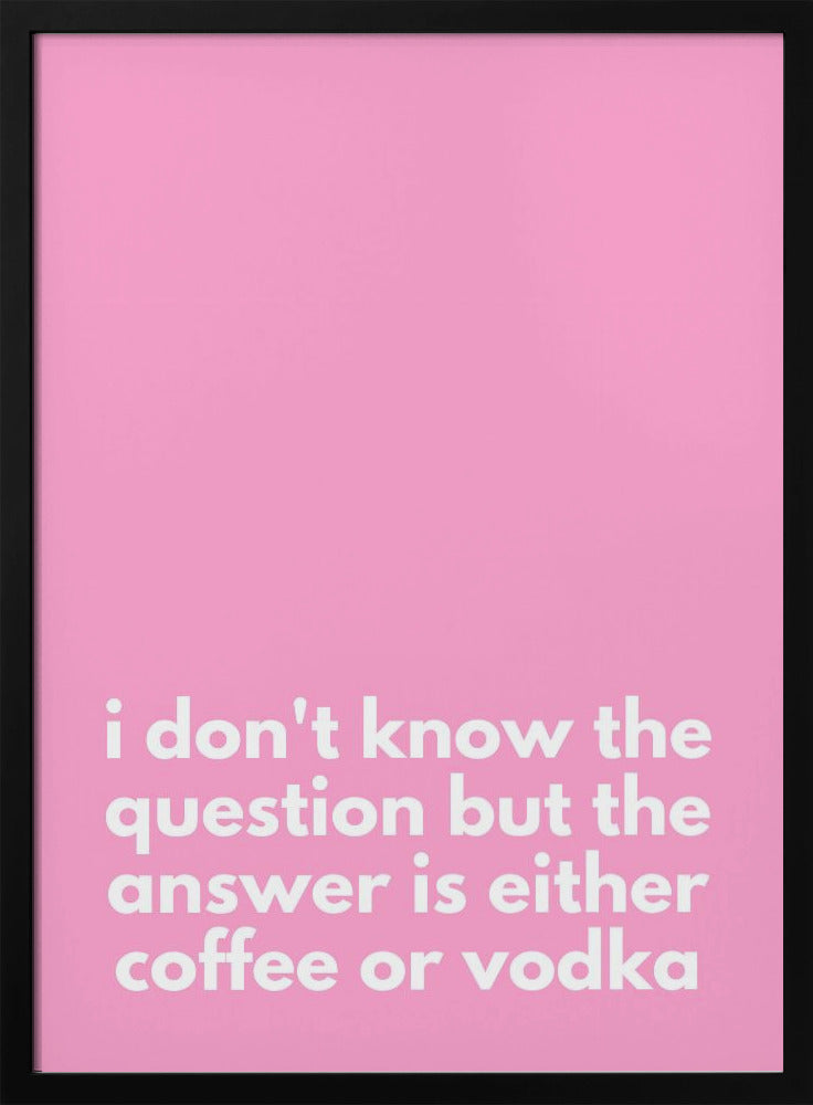 Choices on Pink | Poster