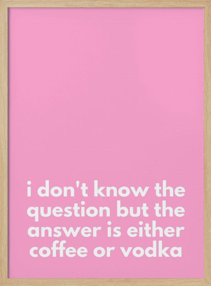 Choices on Pink | Poster