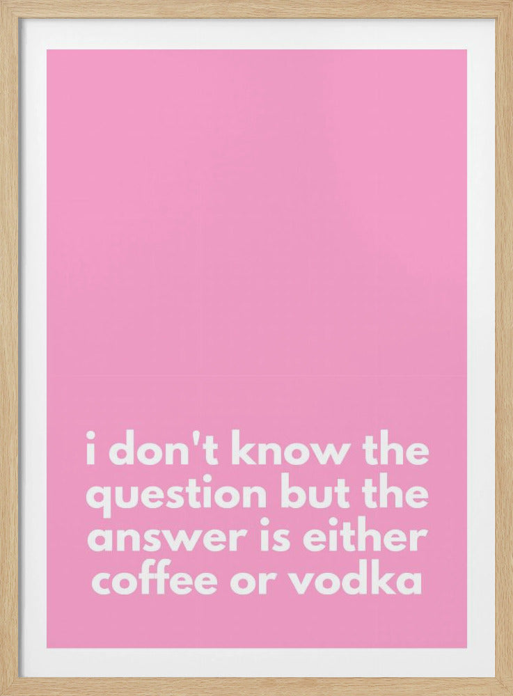 Choices on Pink | Poster