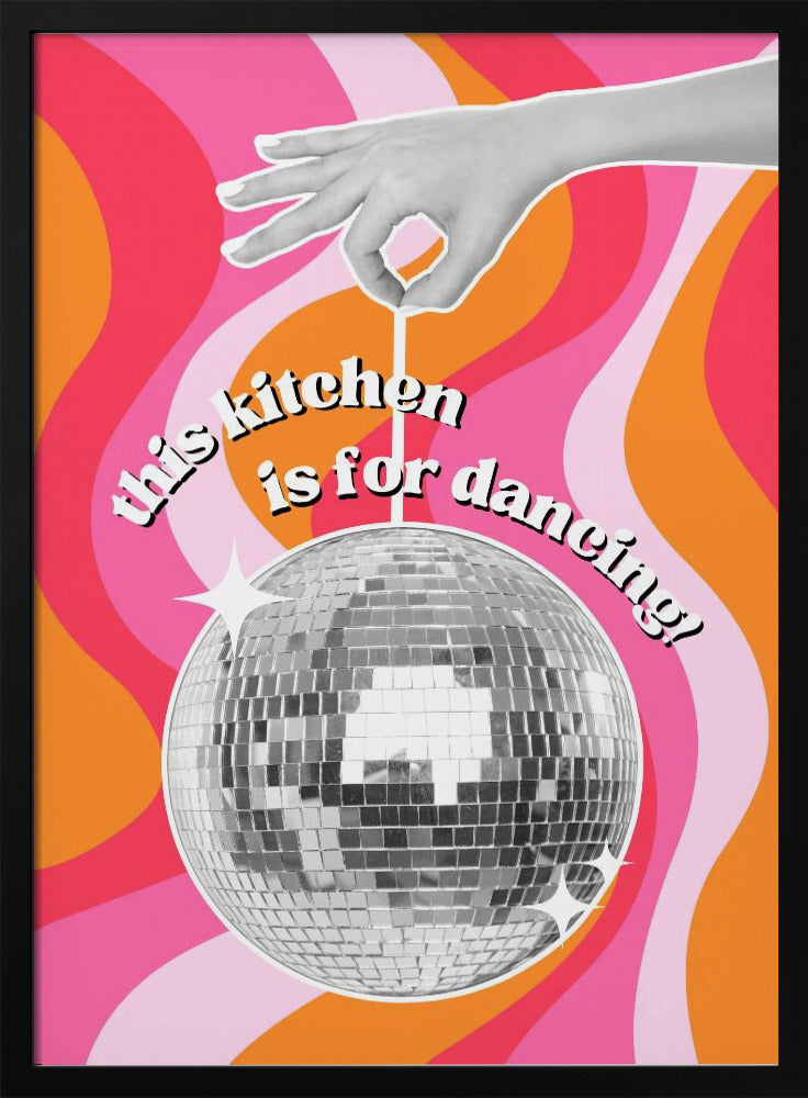 Disco Kitchen Vibes | Poster