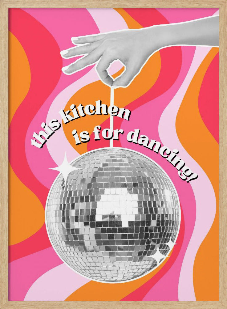 Disco Kitchen Vibes | Poster