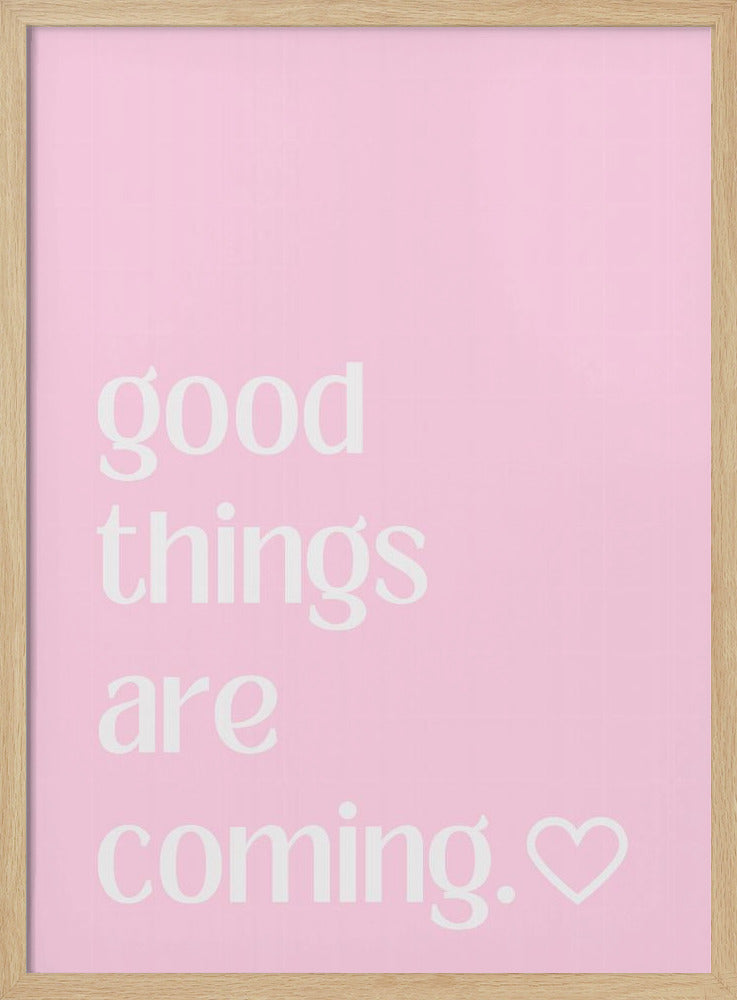 Hopeful Pink Breeze | Poster